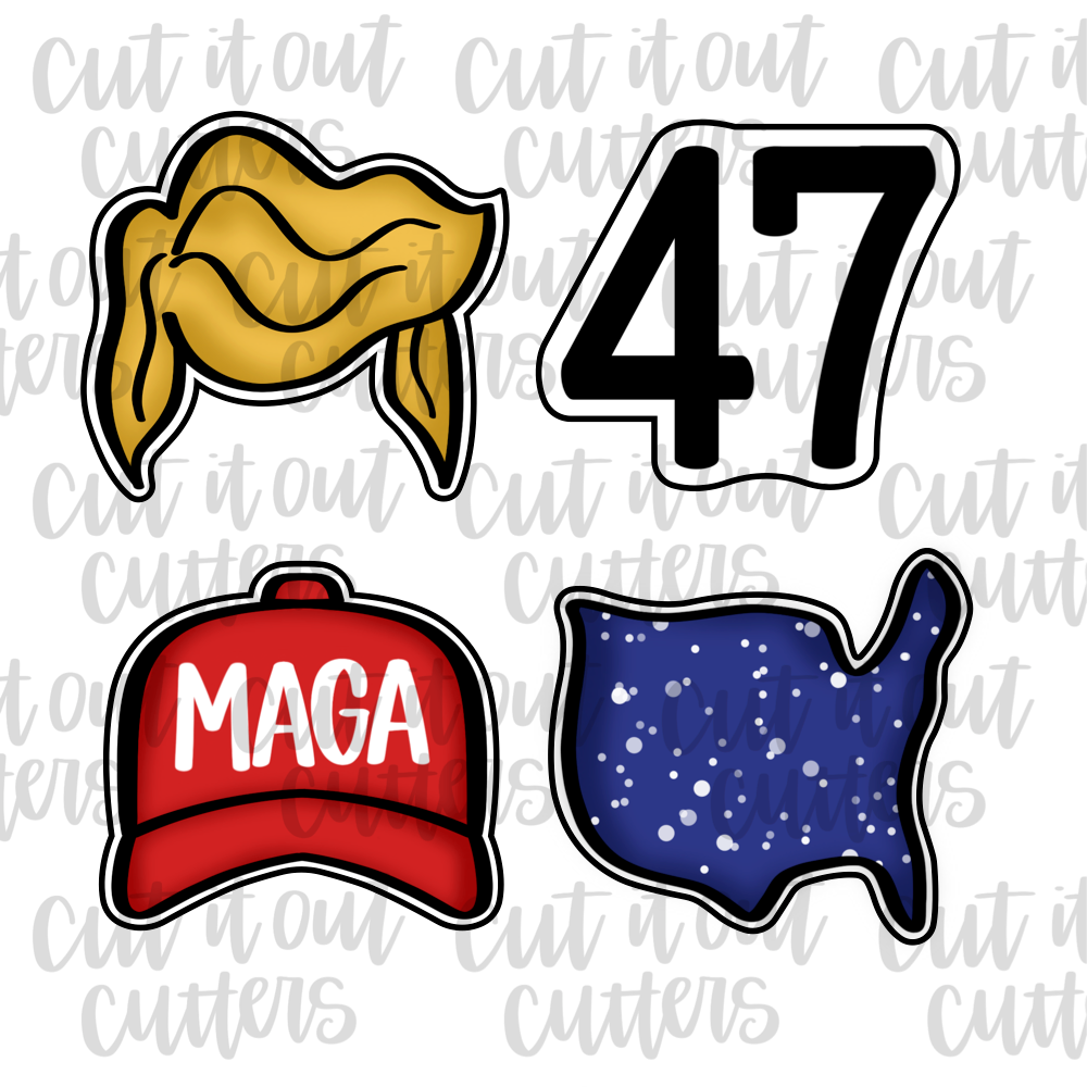47th President Cookie Cutter Mini Set