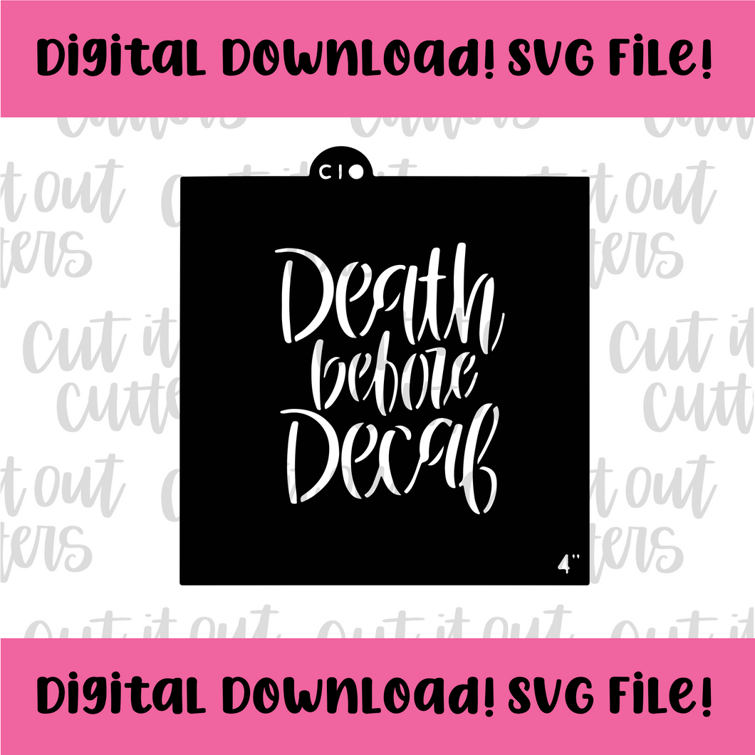 DIGITAL DOWNLOAD SVG File for 4