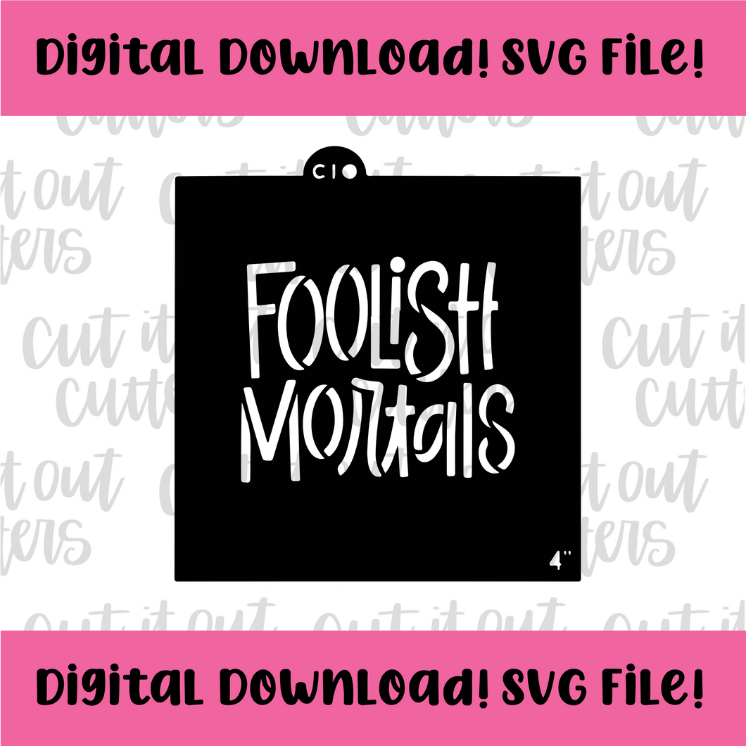 DIGITAL DOWNLOAD SVG File for 4