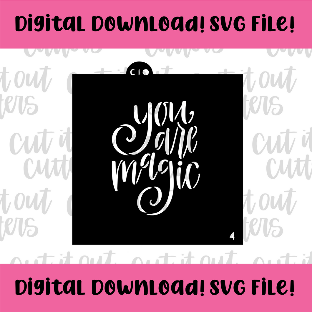 DIGITAL DOWNLOAD SVG File for 4