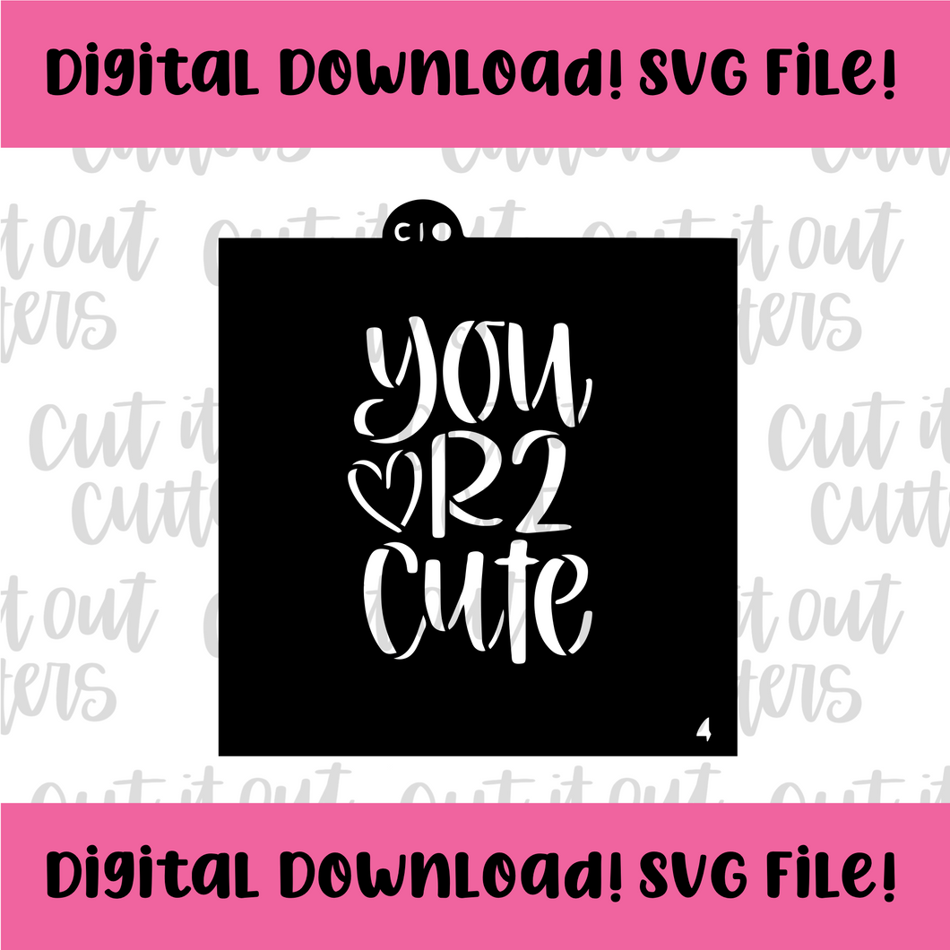 DIGITAL DOWNLOAD SVG File for 4