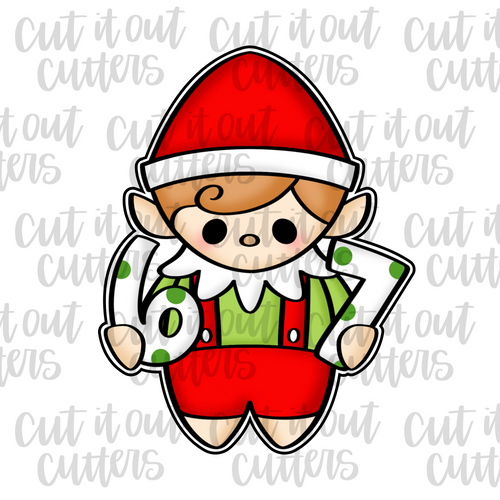 6-7 Fat Elf Cookie Cutter