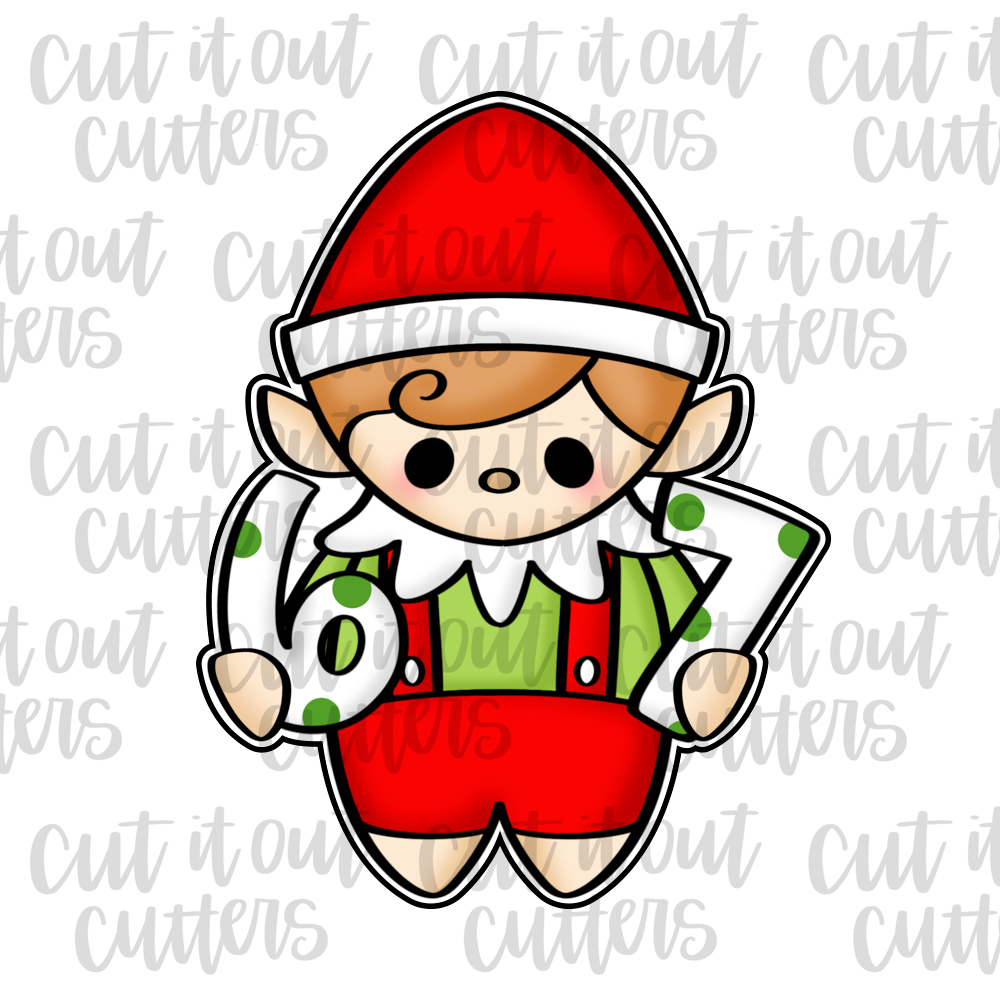 6-7 Fat Elf Cookie Cutter