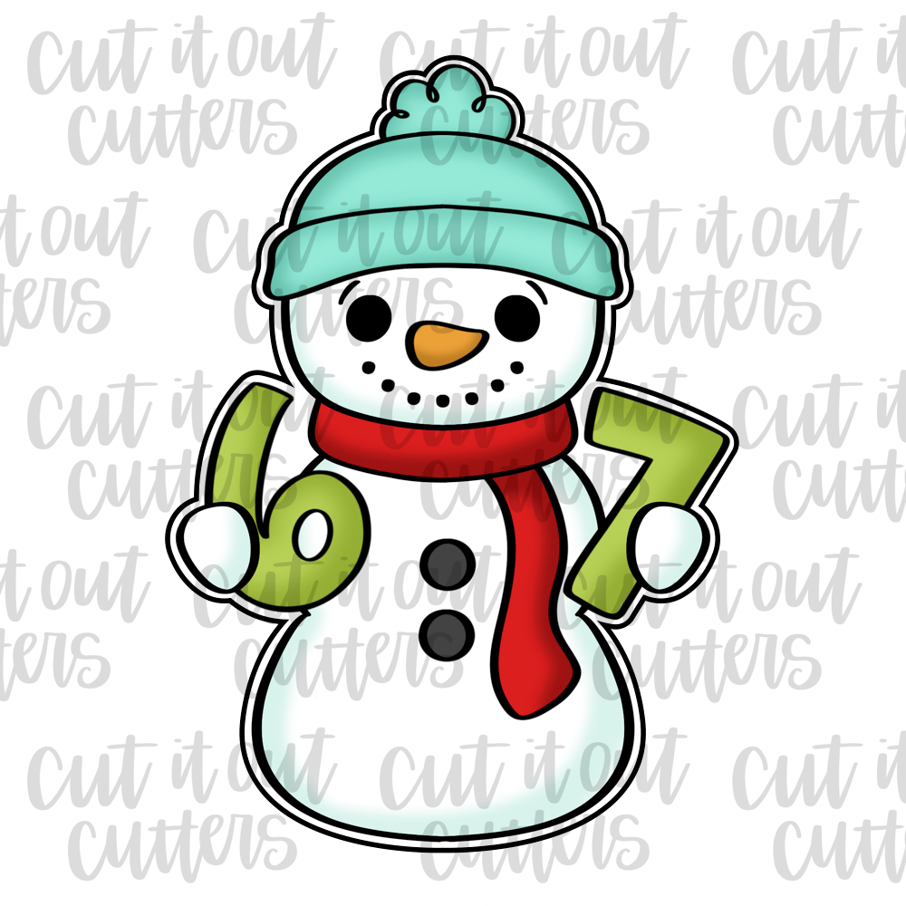 6-7 Snowman Cookie Cutter
