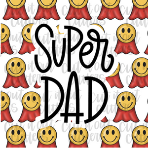 Super Dad - 2" Square Tags - Digital Download