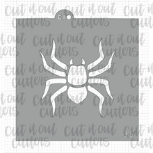 Load image into Gallery viewer, Single Spider Cookie Stencil