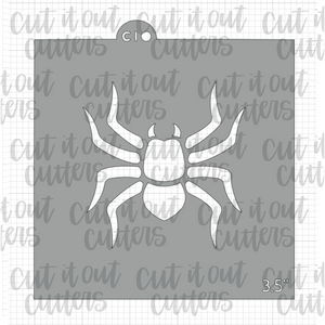 Single Spider Cookie Stencil