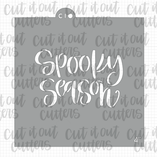 Spooky Season Cookie Stencil