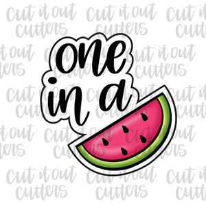 One in a Melon Cookie Cutter