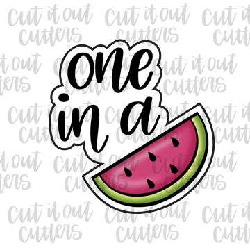 One in a Melon Cookie Cutter