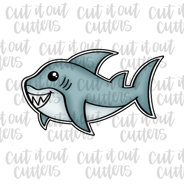 Sammy Shark Cookie Cutter – Cut It Out Cutters