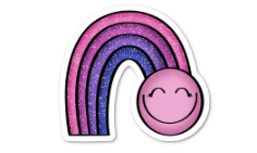 Happy Rainbow Sticker