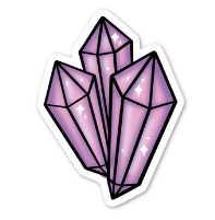 Crystals Sticker