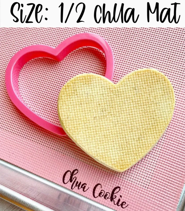 Chua's Pink Perforated Silicone Baking Mat - HALF SHEET