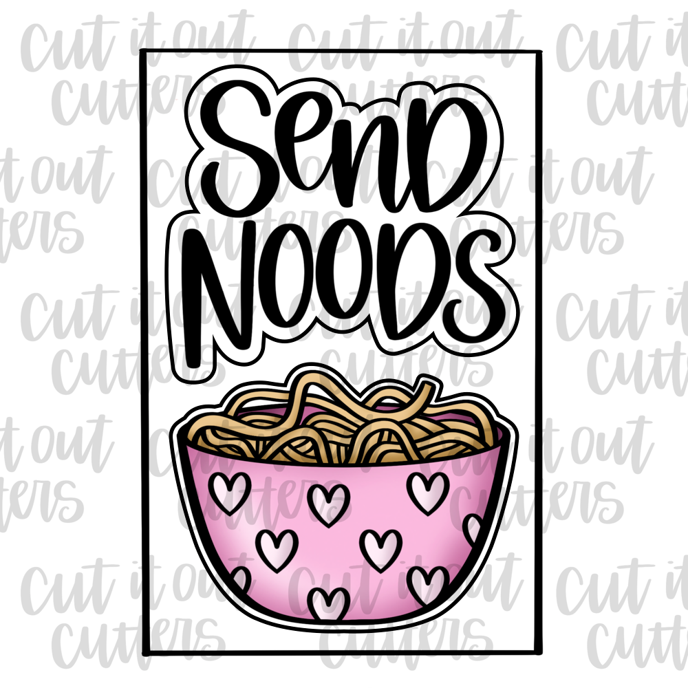 Send Noods & Noodles Cookie Cutter Set