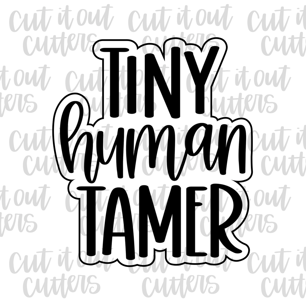 Tiny Human Tamer Cookie Cutter