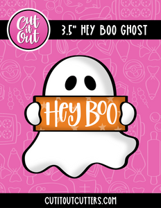 Hey Boo Ghost Cookie Con Cookie Cutter