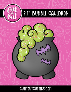 Bubbly Cauldron Cookie Con Cookie Cutter