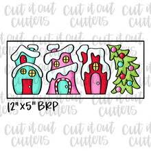 Load image into Gallery viewer, Wonky Christmas Village Cookie Cutter Set