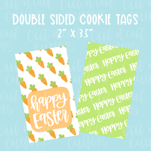 Carrot Cookie Tags