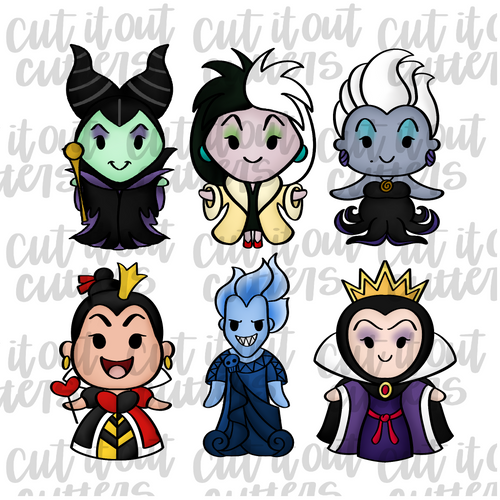 Villains Cookie Cutter Set