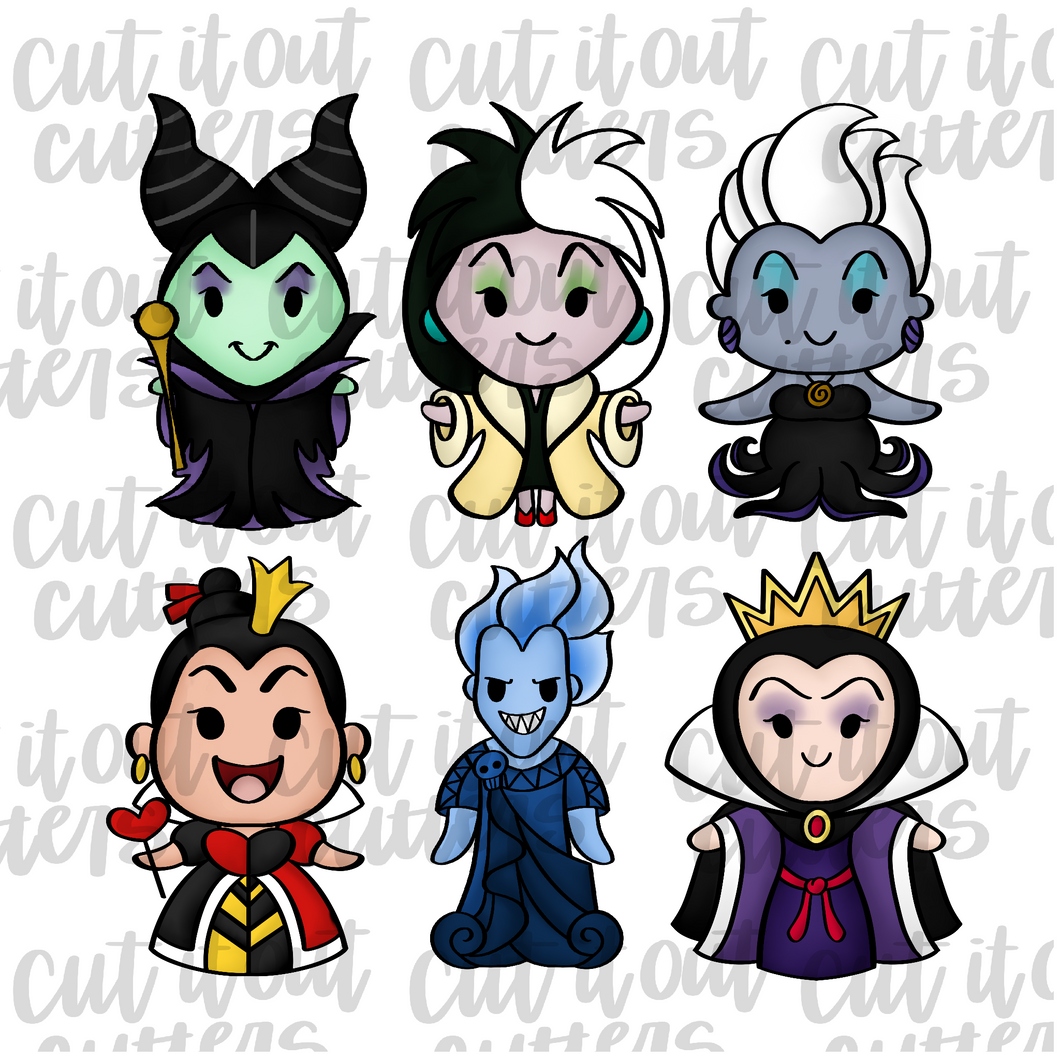 Villains Cookie Cutter Set