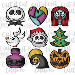 Nightmare Minis Cookie Cutter Set