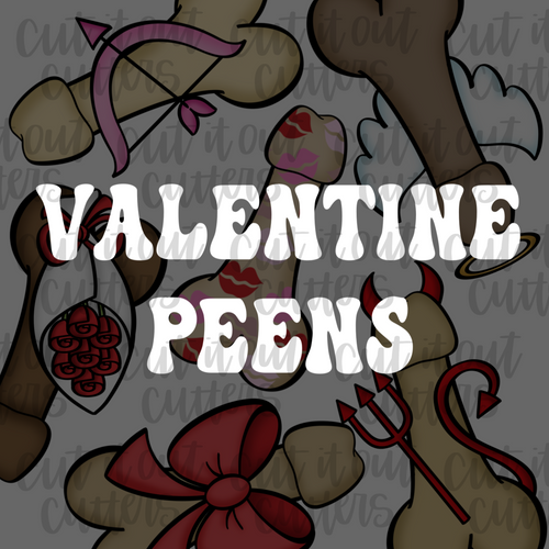 Valentine Peens Cookie Cutter