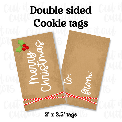 *PRESALE* Merry Christmas Cookie Tags