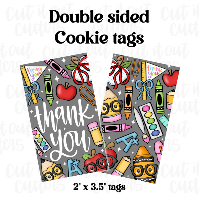 Teacher Cookie Tags