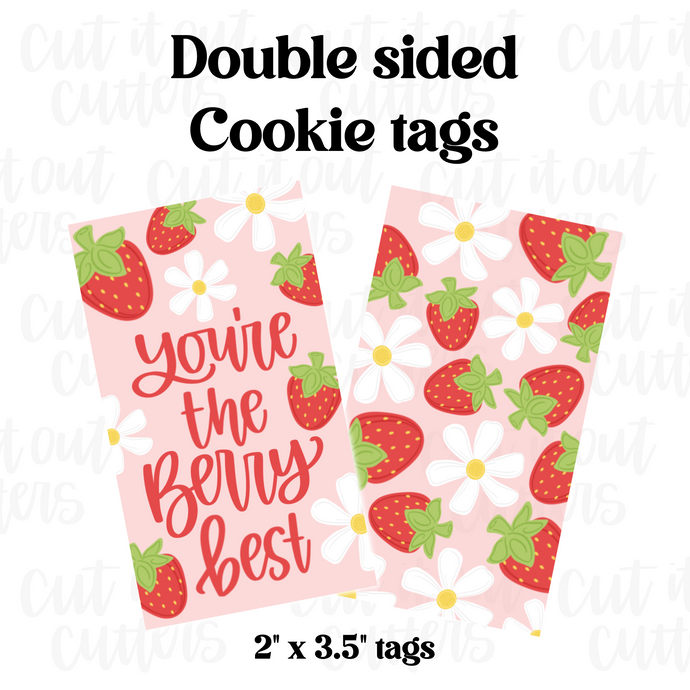 Berry Best Cookie Tags