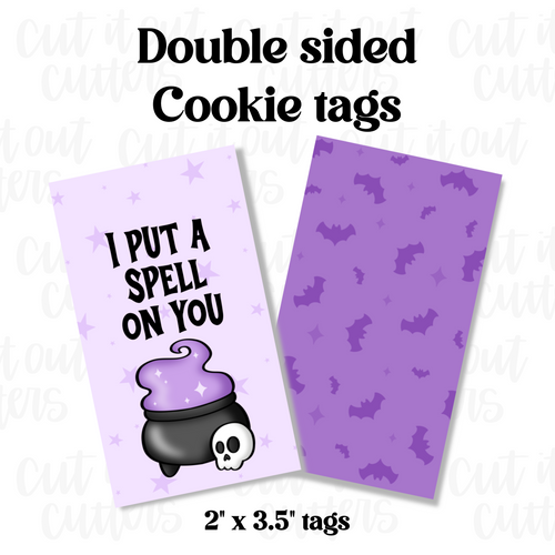 I Put A Spell on You Cookie Tags