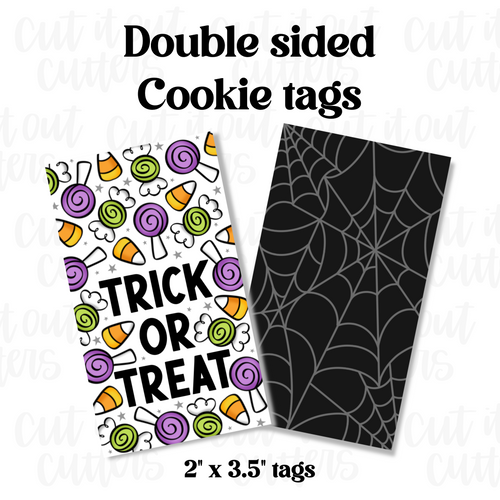 Trick or Treat Cookie Tags