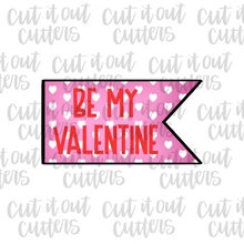 Load image into Gallery viewer, Banner Flag Cookie Cutter