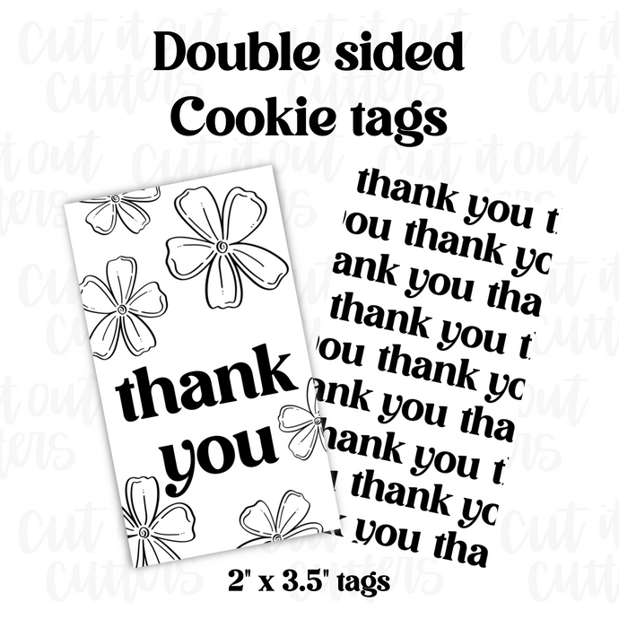 Thank You Cookie Tags