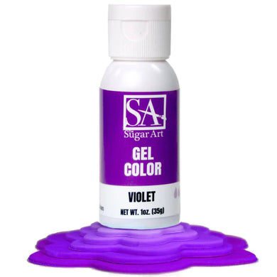 Violet Purple - The Sugar Art Gel Color