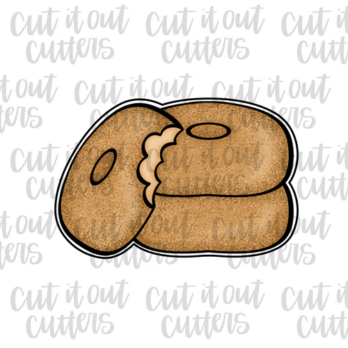 Apple Cider Donuts Cookie Cutter