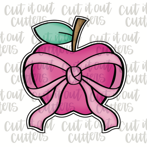 Apple with Ribbon Cookie Cutter