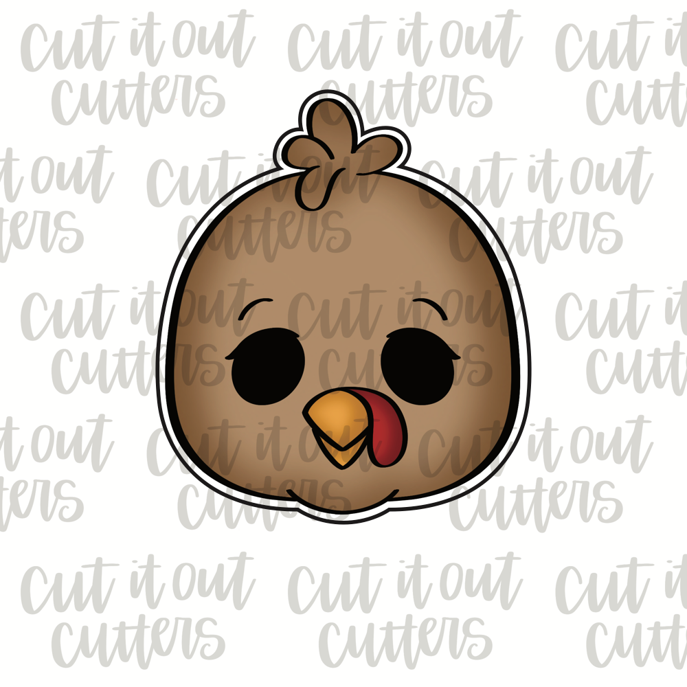 Turkey Face Cut Out Turkey face cut out