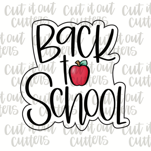 Back to School with Apple Cookie Cutter