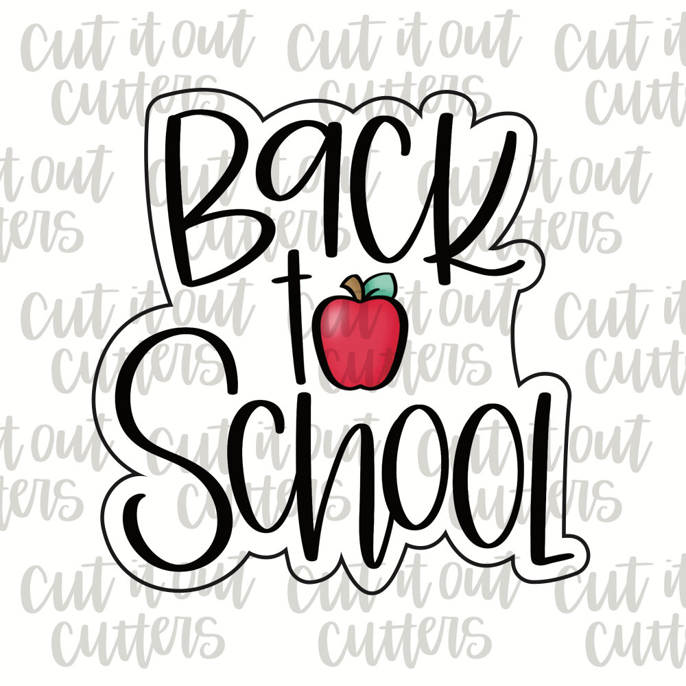 Back to School with Apple Cookie Cutter