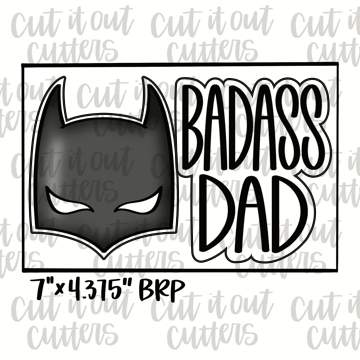 Badass Dad & Gothic Knight Cookie Cutter Set