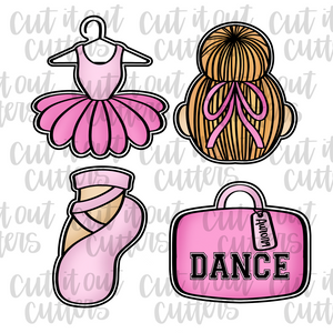 Ballet Dancer Cookie Cutter Set