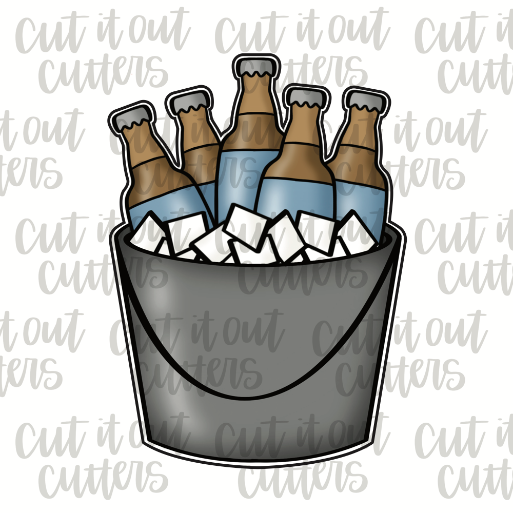 Beer Bucket Cookie Cutter