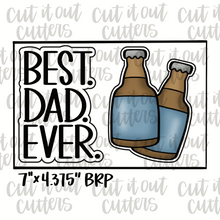 Load image into Gallery viewer, Choose Your Best Dad Ever Cookie Cutter Sets