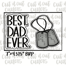 Load image into Gallery viewer, Choose Your Best Dad Ever Cookie Cutter Sets