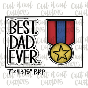 Choose Your Best Dad Ever Cookie Cutter Sets