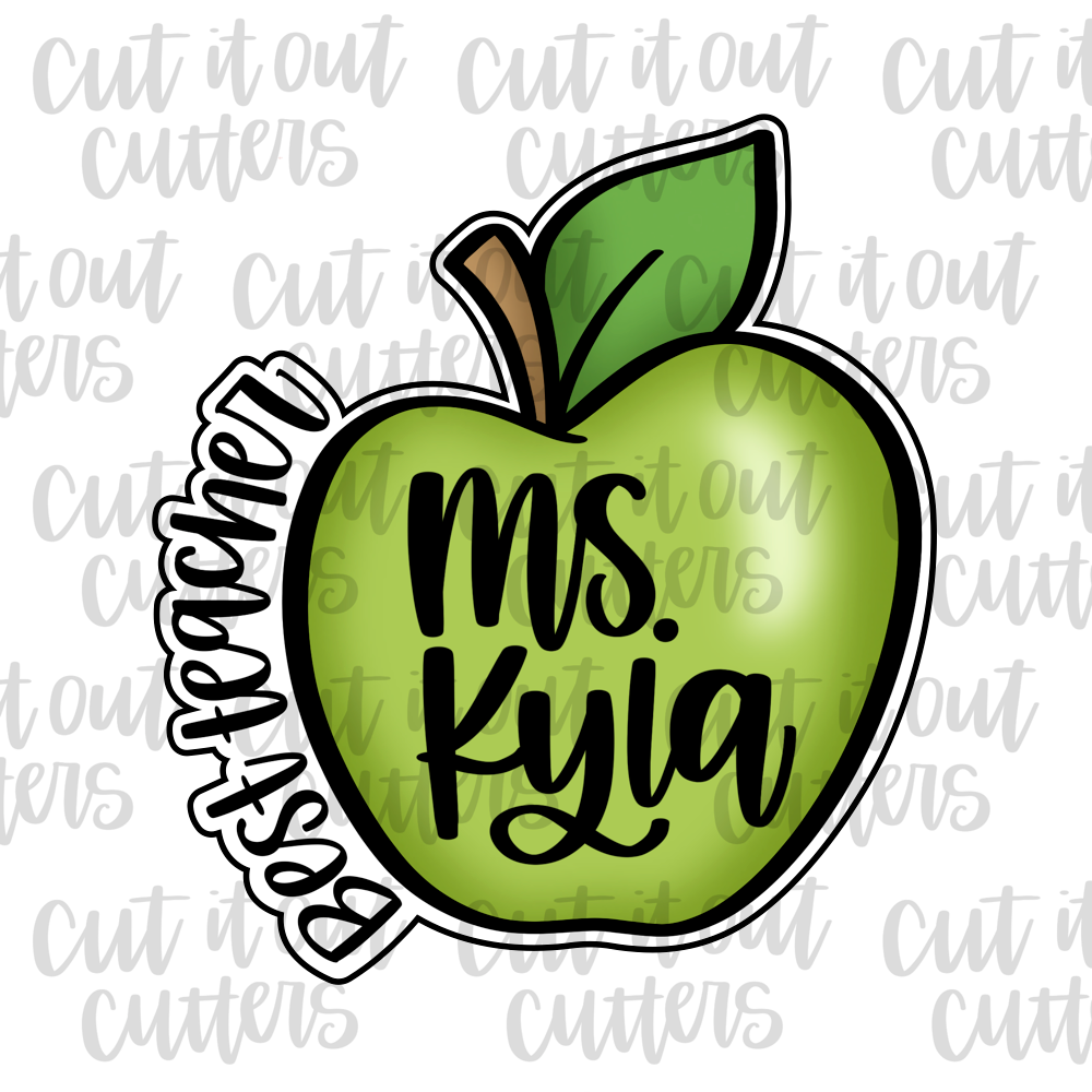Best Teacher Apple Cookie Cutter