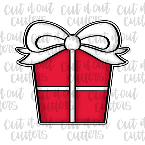 Big Bow Box Cookie Cutter