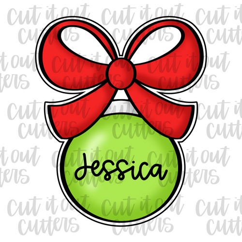 Big Bow Ornament Cookie Cutter